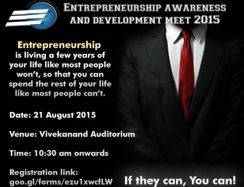 Entrepreneurship Awareness and Development Meet 2015 Poster